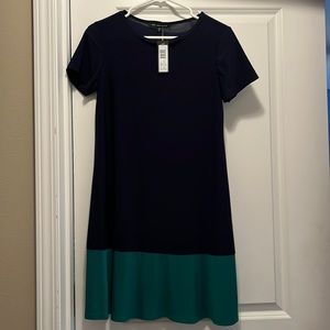 Nik and Nash navy & green dress